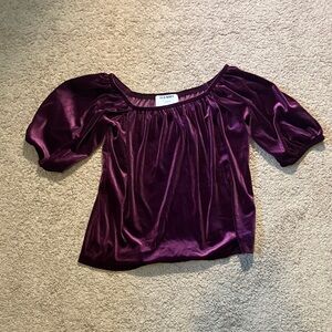 Old Navy Kids' Velvet Purple Blouse